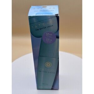 Tatcha Oil Free pore Perfection Duo Set Deep Cleanse + Water Cream Sealed NIB